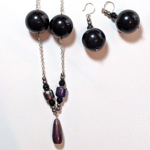 Handmade Necklace with matching Earrings
